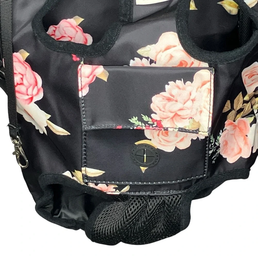 Petmolico Dog Cat Adjustable Pet Front Carrier XL Legs Out Travel Wearing Roses